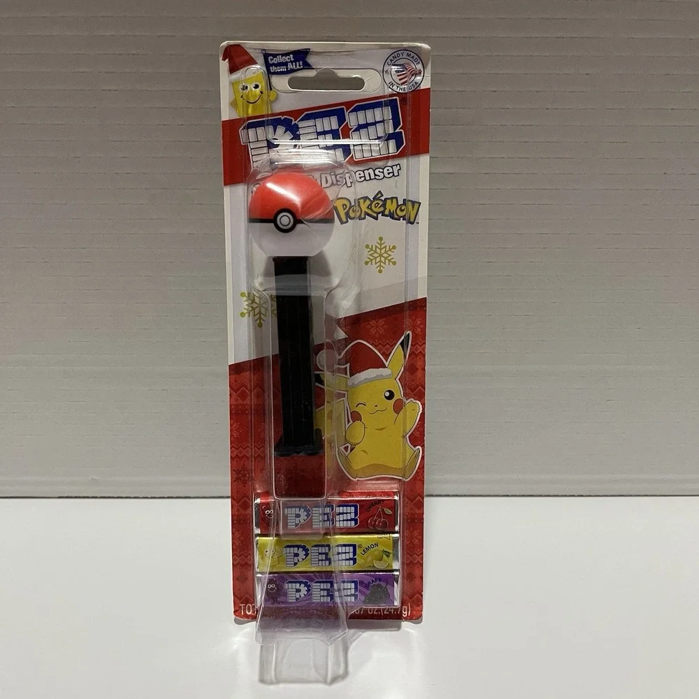 Pez Dispenser Pokemon Pikachu Pokeball 2023 ~NEW